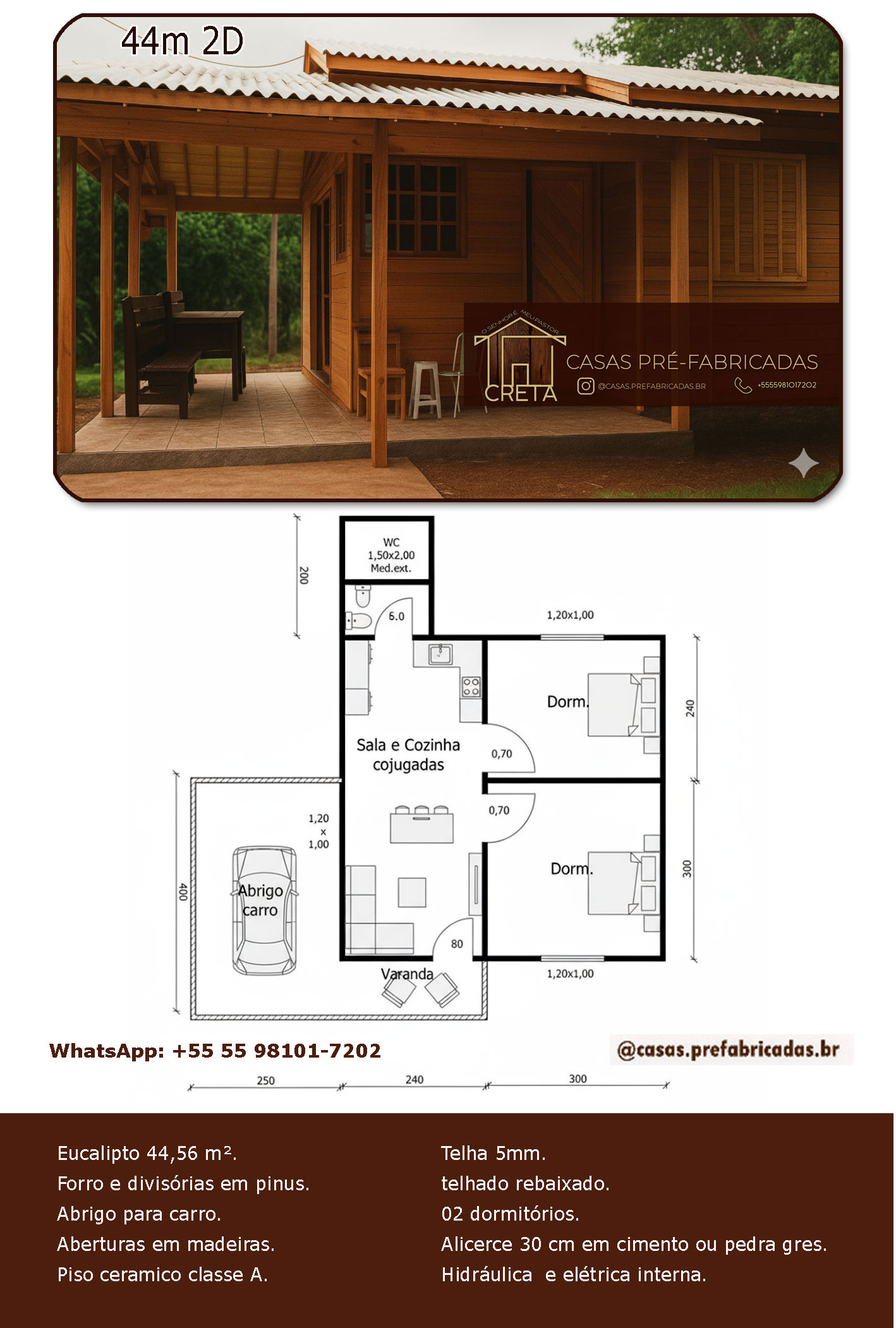Casa 44m²