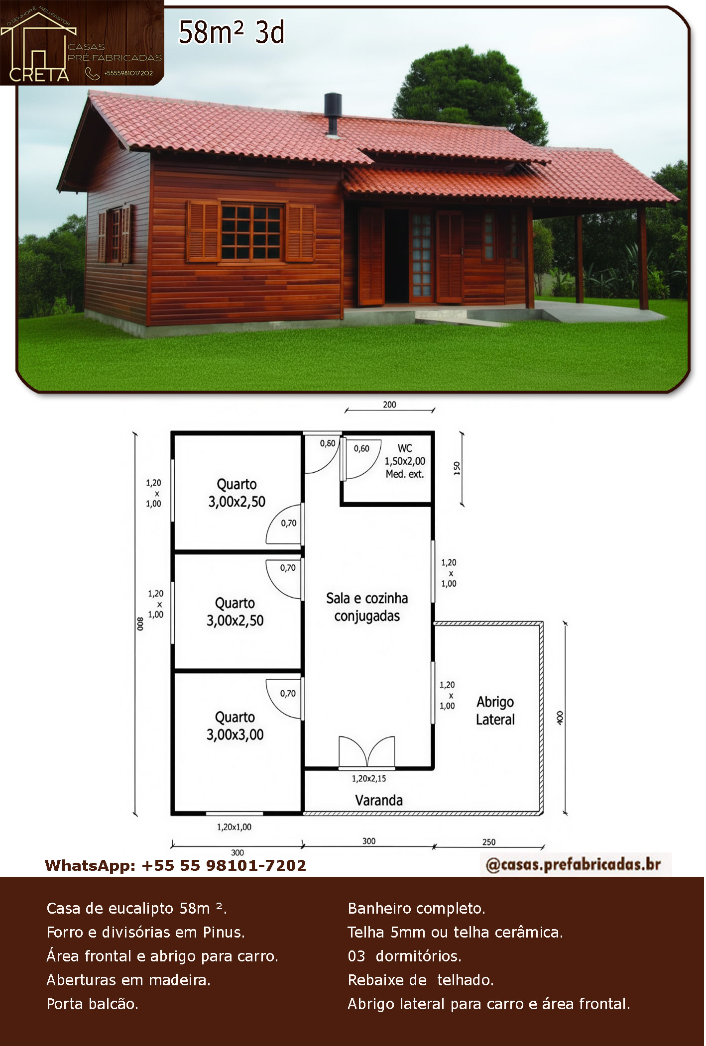 Casa 58m²
