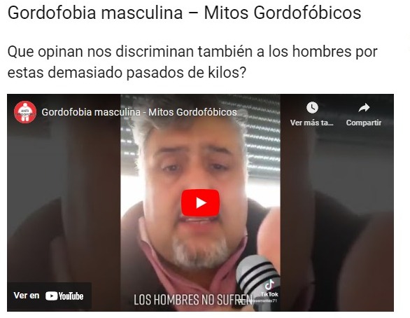 Anti-Gordofobia Uruguay - Mitos gordofóbicos