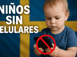 niños sin celulares