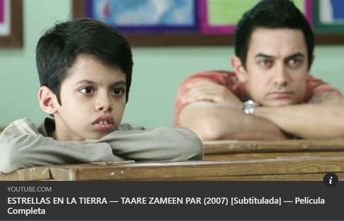 Pelicula sobre la Dislexia ESTRELLAS EN LA TIERRA