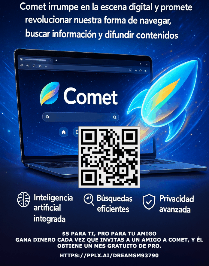 Comet navegador, inteligencia artificial en Uruguay, navegador con IA, productividad digital, innovación tecnológica, privacidad online, seguridad digital