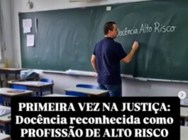 La docencia declarada profesión de "Alto Riesgo" en Brasil