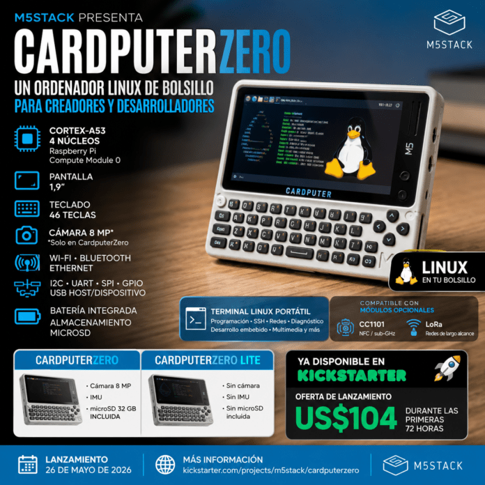 M5Stack CardputerZero: La microcomputadora de bolsillo que impulsa la educación y la innovación tecnológica en Uruguay