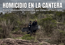 Formalizan a un adolescente por el homicidio en la cantera de Rivera Operativo policial por investigación de homicidio en Rivera